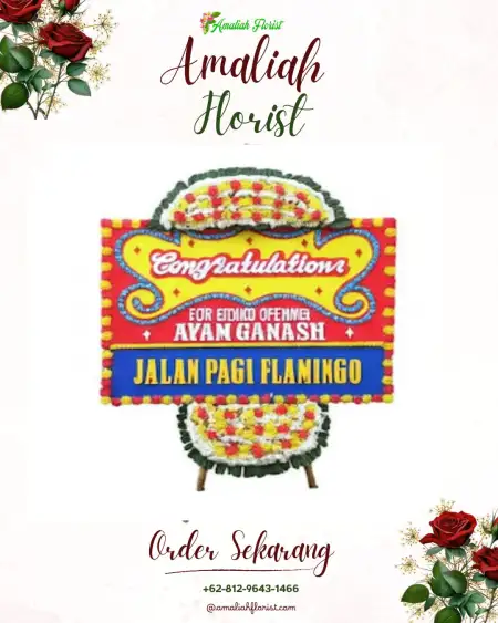 Sewa Papan Bunga Seram Barat